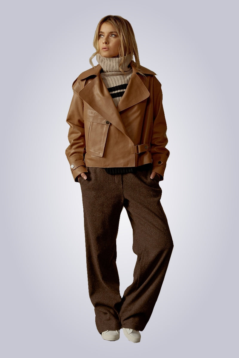 Gitta Banko Mode Lederjacke Alexa camel Gitta Banko the label Gitta Banko online shop Gitta Banko neue Kollektion Gitta Banko Kleidung Gitta Banko Mode kaufen
