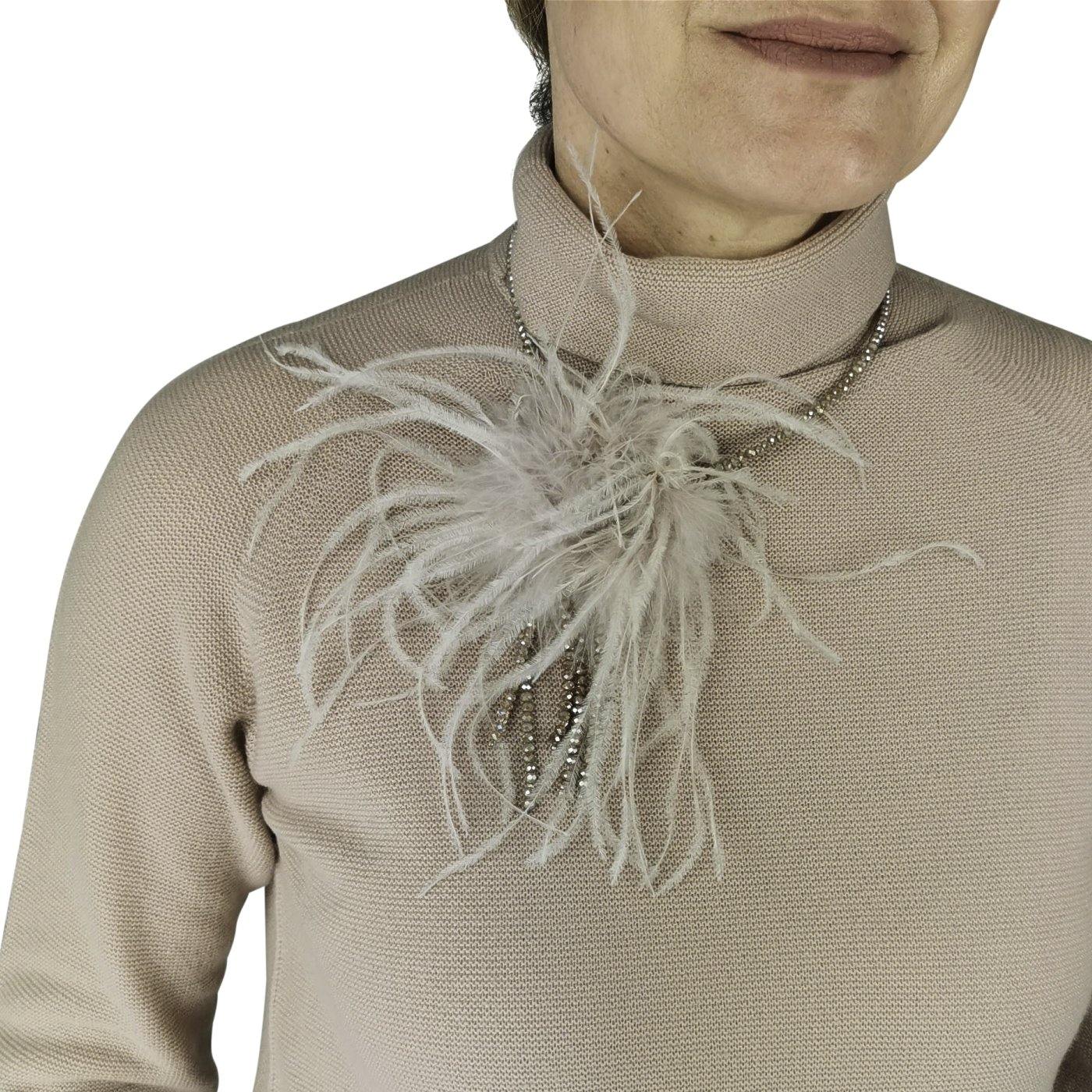 Exklusive Damen Halskette mit aufwendigem Verschluß - C. Strauch Mode 