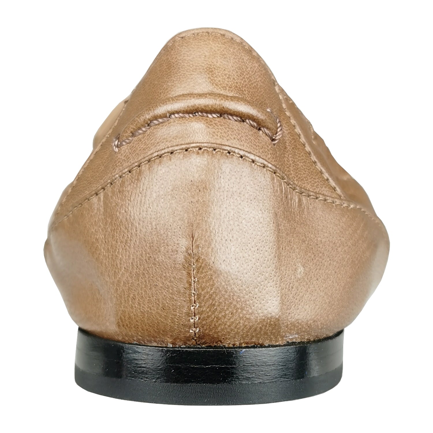 Pomme Dór Schuhe online kaufen Mokassins Ingrid mit Lederlaschen iin edlen Toffeefarbton mit spitzem Leisten aus der neuen Kollektion von Pomme D´or